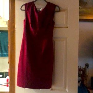 The Limited career dress color wine size 2